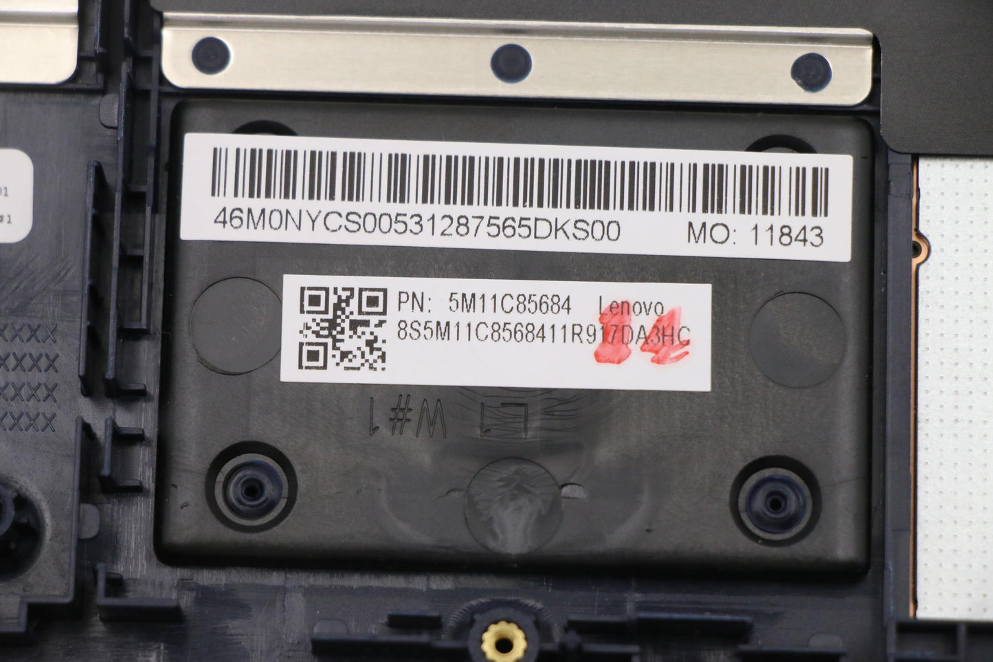 Lenovo USA English Keyboard with C-Cover, Black, No WWAN - 5M11C85684