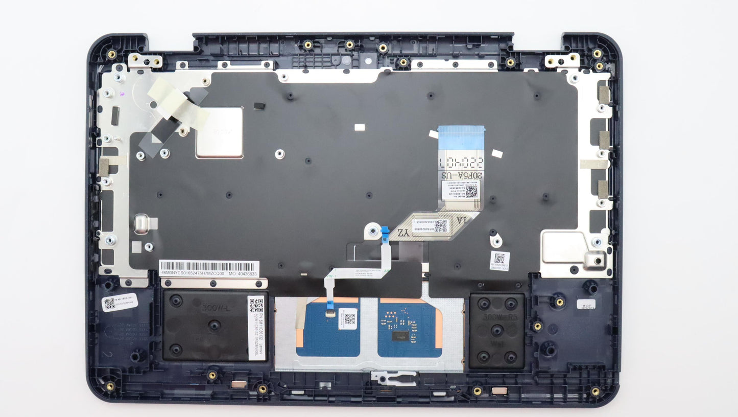 Lenovo C-Cover with Keyboard, USA English, Black, Non-Backlight, Clickpad, No WWAN - 5M11C86132