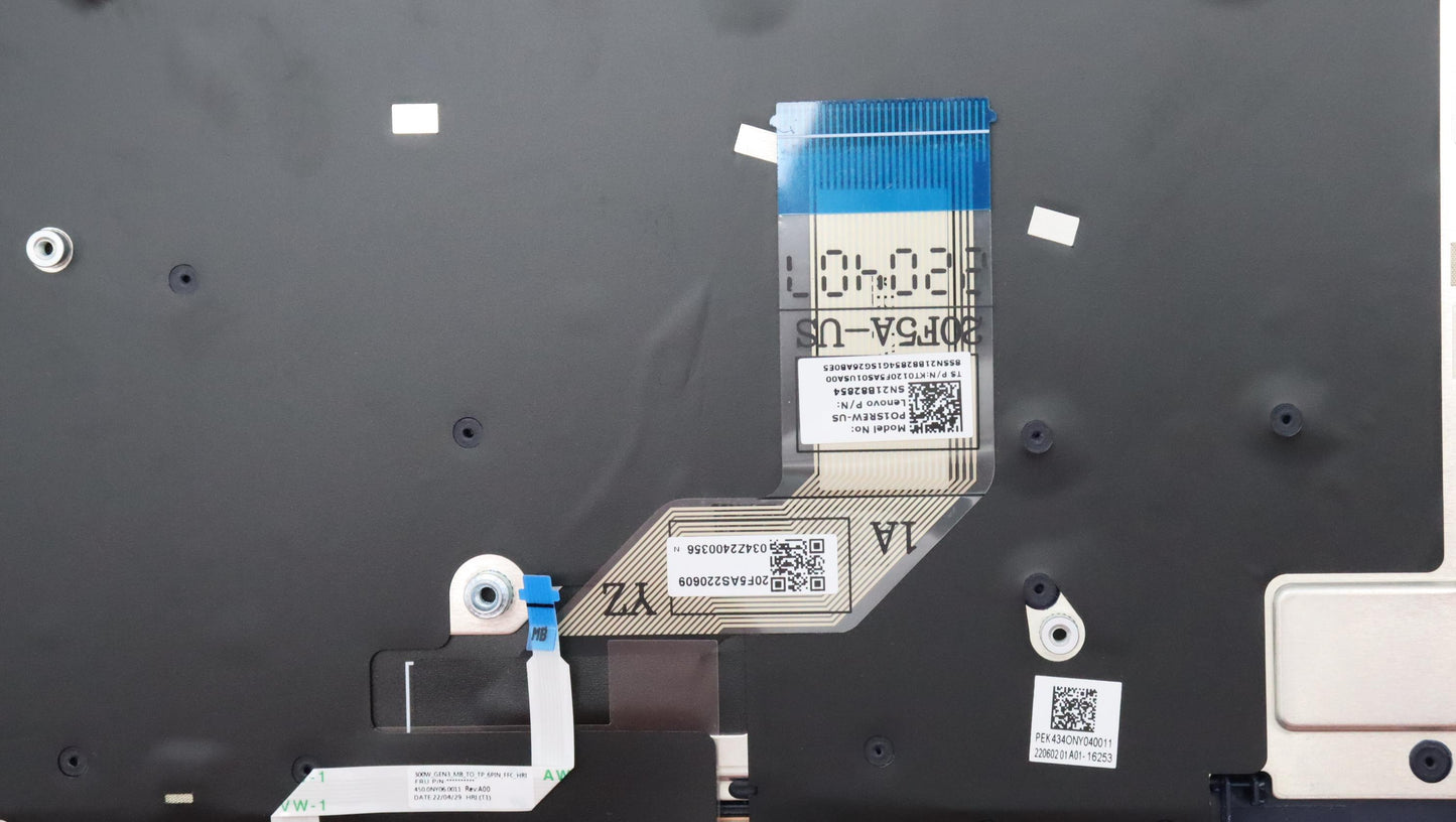 Lenovo C-Cover with Keyboard, USA English, Black, Non-Backlight, Clickpad, No WWAN - 5M11C86132