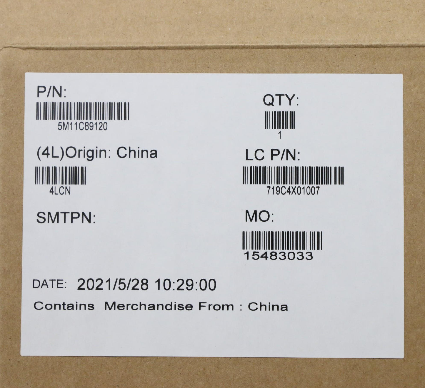 Lenovo Bezel Sheet with T31 A-Cover Tape - 5M11C89120