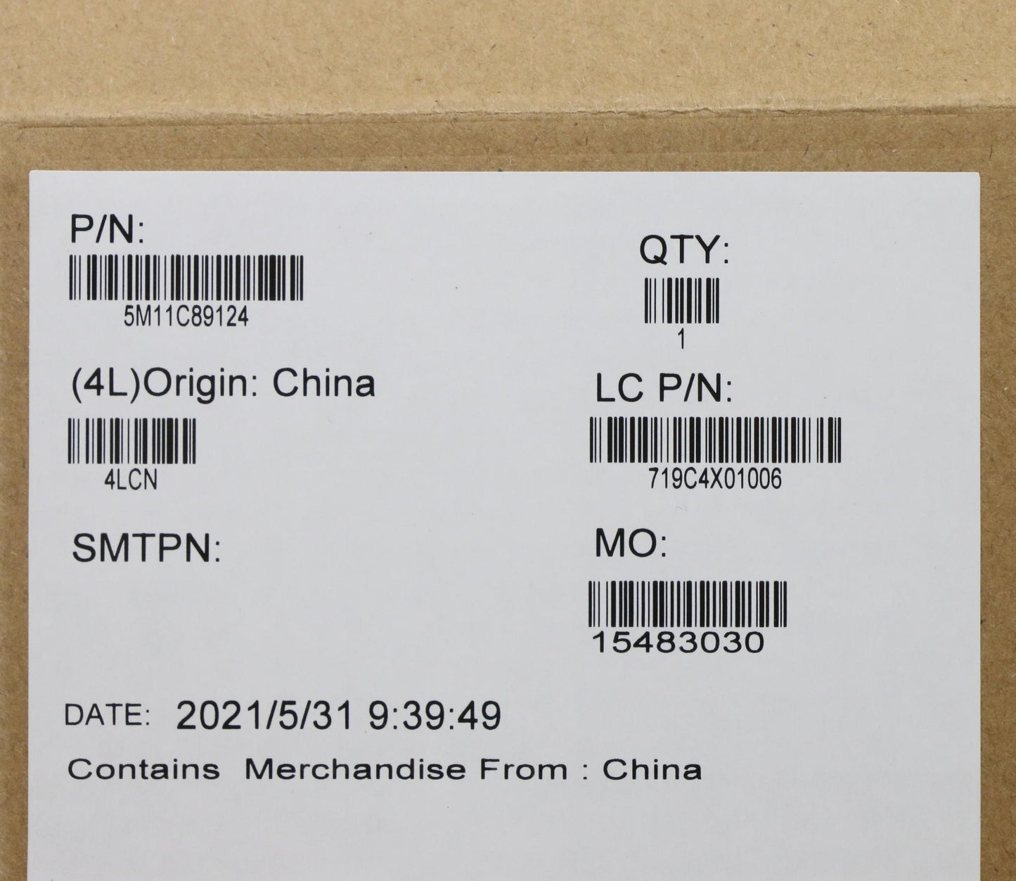 Lenovo Bezel Sheet + ALEP A-Cover Tape - 5M11C89124