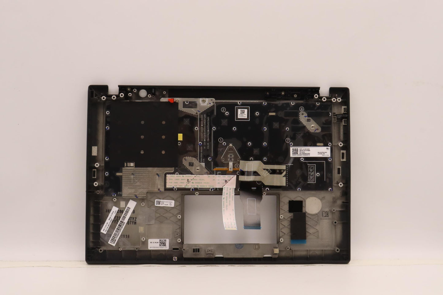 Lenovo US English Backlit Keyboard with Black C-Cover - 5M11F24557