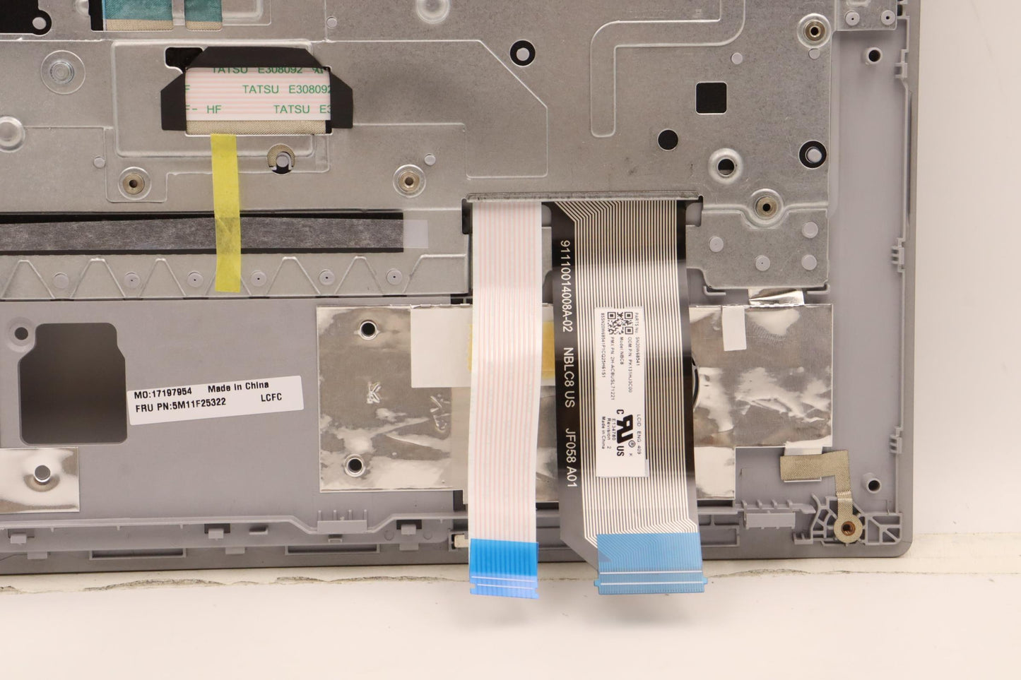 Lenovo C-Cover with Keyboard, USA English, Silver, Non-Backlit - 5M11F25322