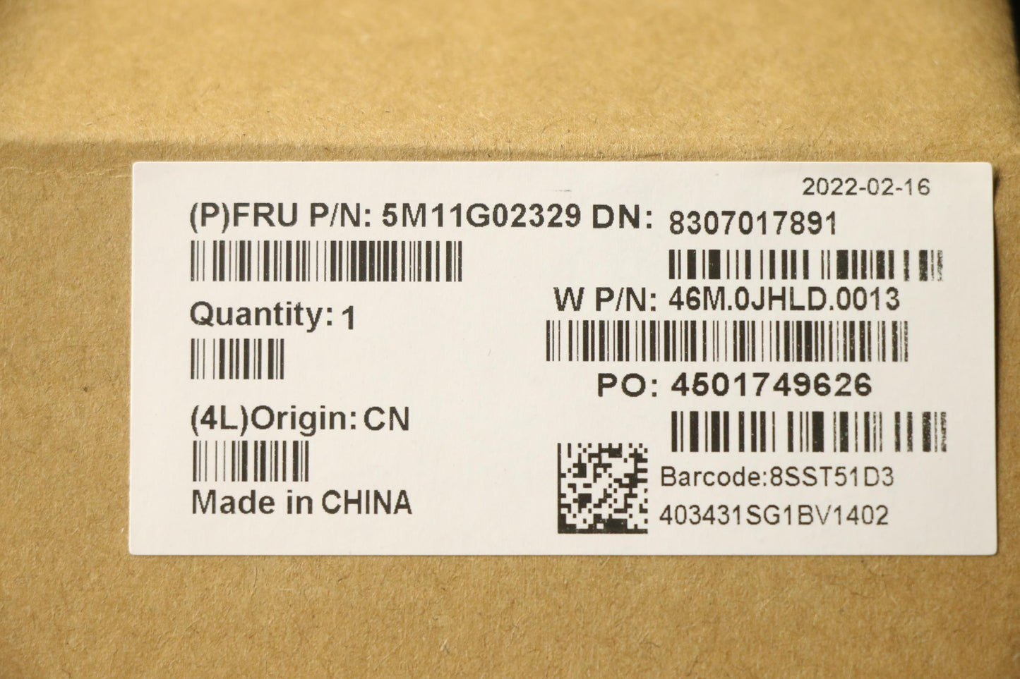 Lenovo 13.3" FHD Touch Display Module, Anti-Reflection, IPS, 300nits - 5M11G02329