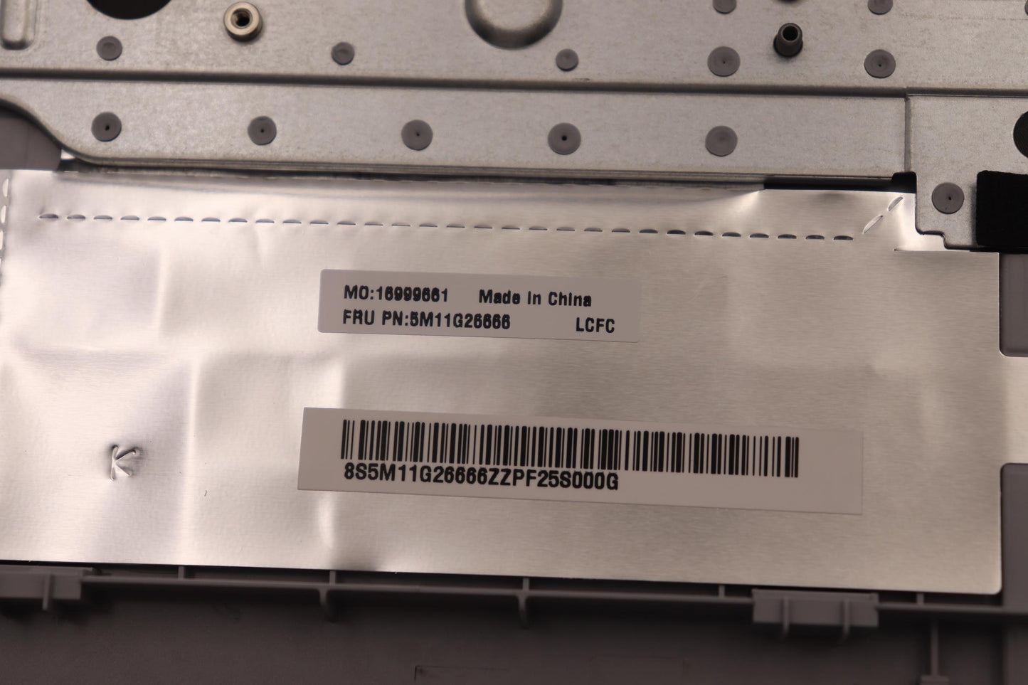 Lenovo C-Cover with USA English Keyboard, Black, Backlit, Fingerprint - 5M11G26666