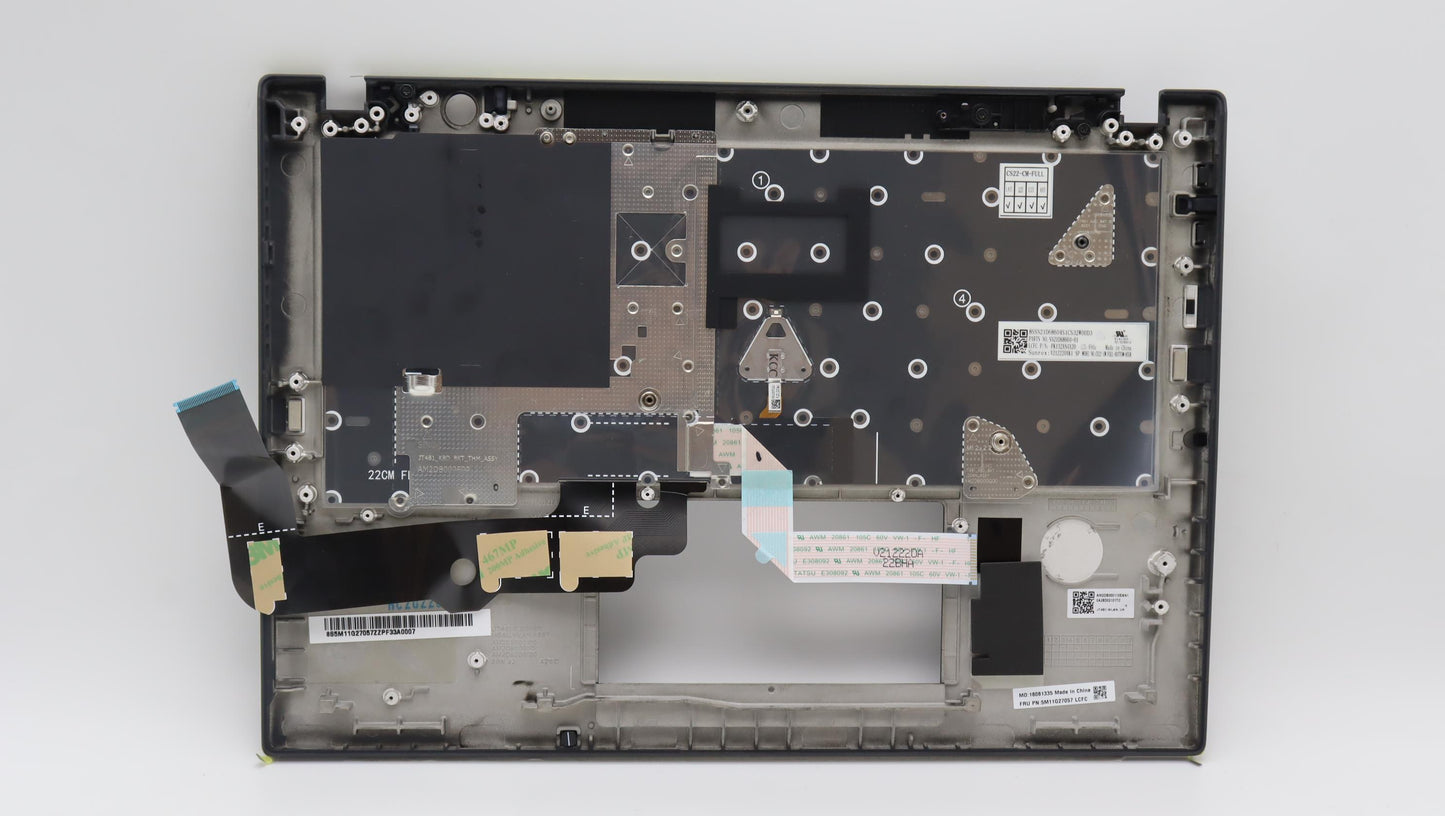 Lenovo - Keyboard C-Cover, Spanish Layout, Sunrex, Black - 5M11G27057