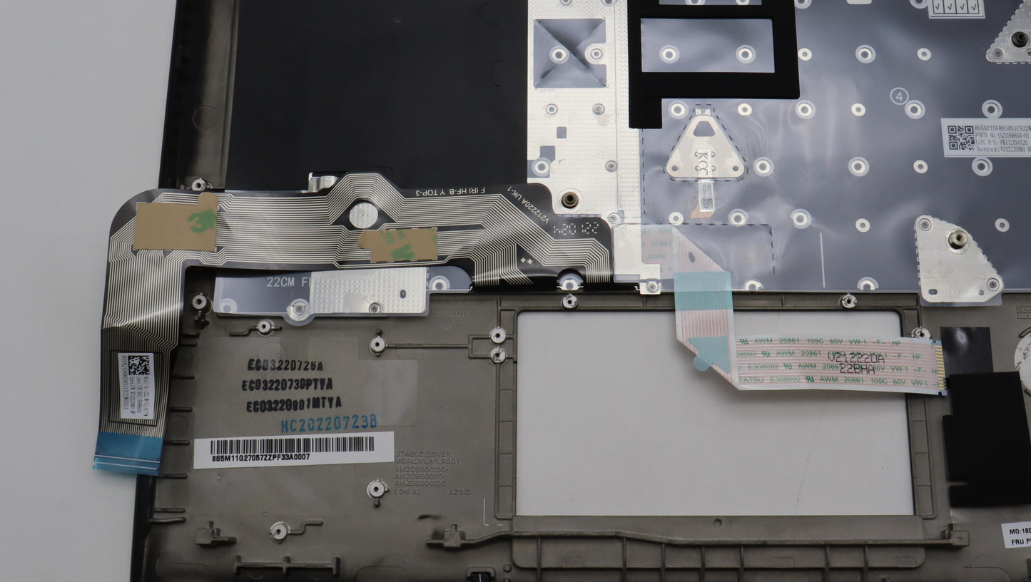 Lenovo - Keyboard C-Cover, Spanish Layout, Sunrex, Black - 5M11G27057