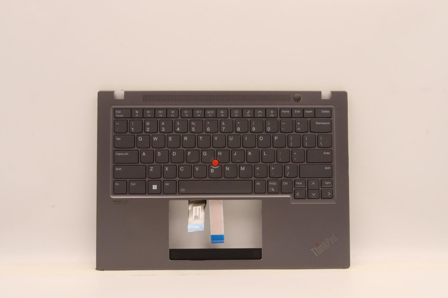 Lenovo C-Cover with USA English Backlit Keyboard, Grey - 5M11H26129