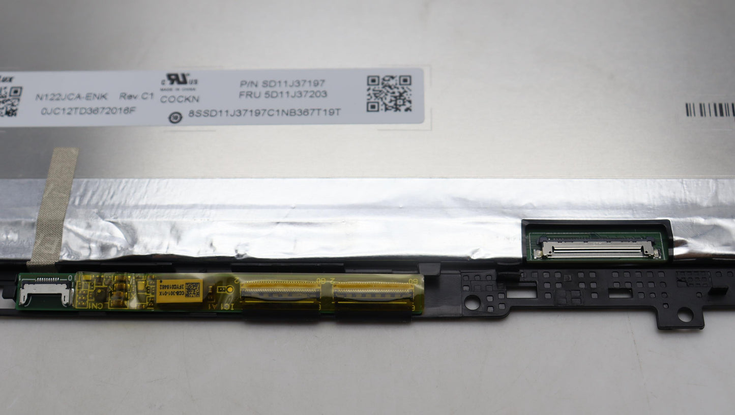 Lenovo LCD Module, 12.2", WUXGA, Touch, Glare, Anti-Smudge, IPS, 300nit, 50% NTSC - 5M11H61348