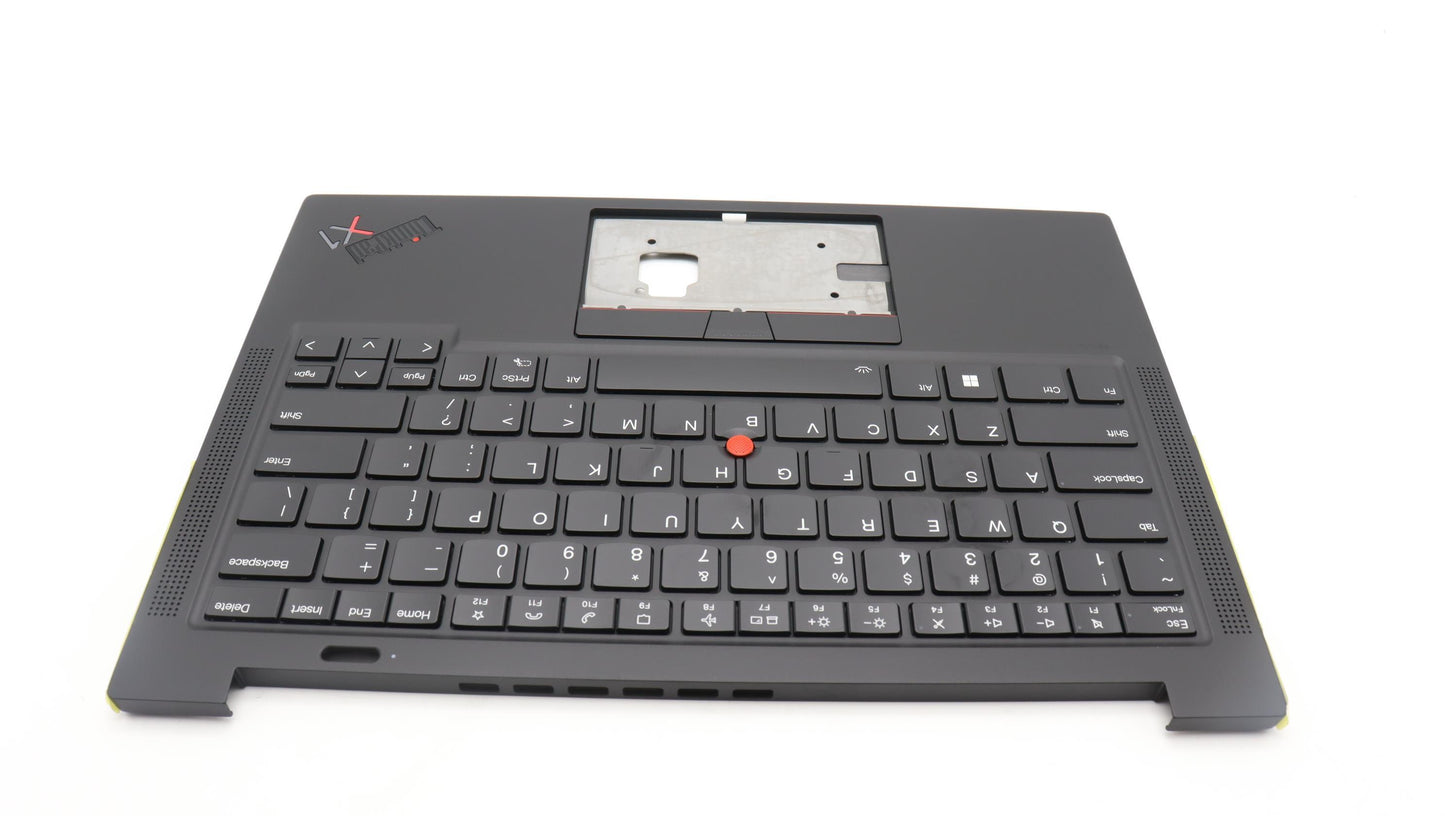 Lenovo C-Cover with Keyboard, USA English, Black, Backlight, Fingerprint - 5M11H62608