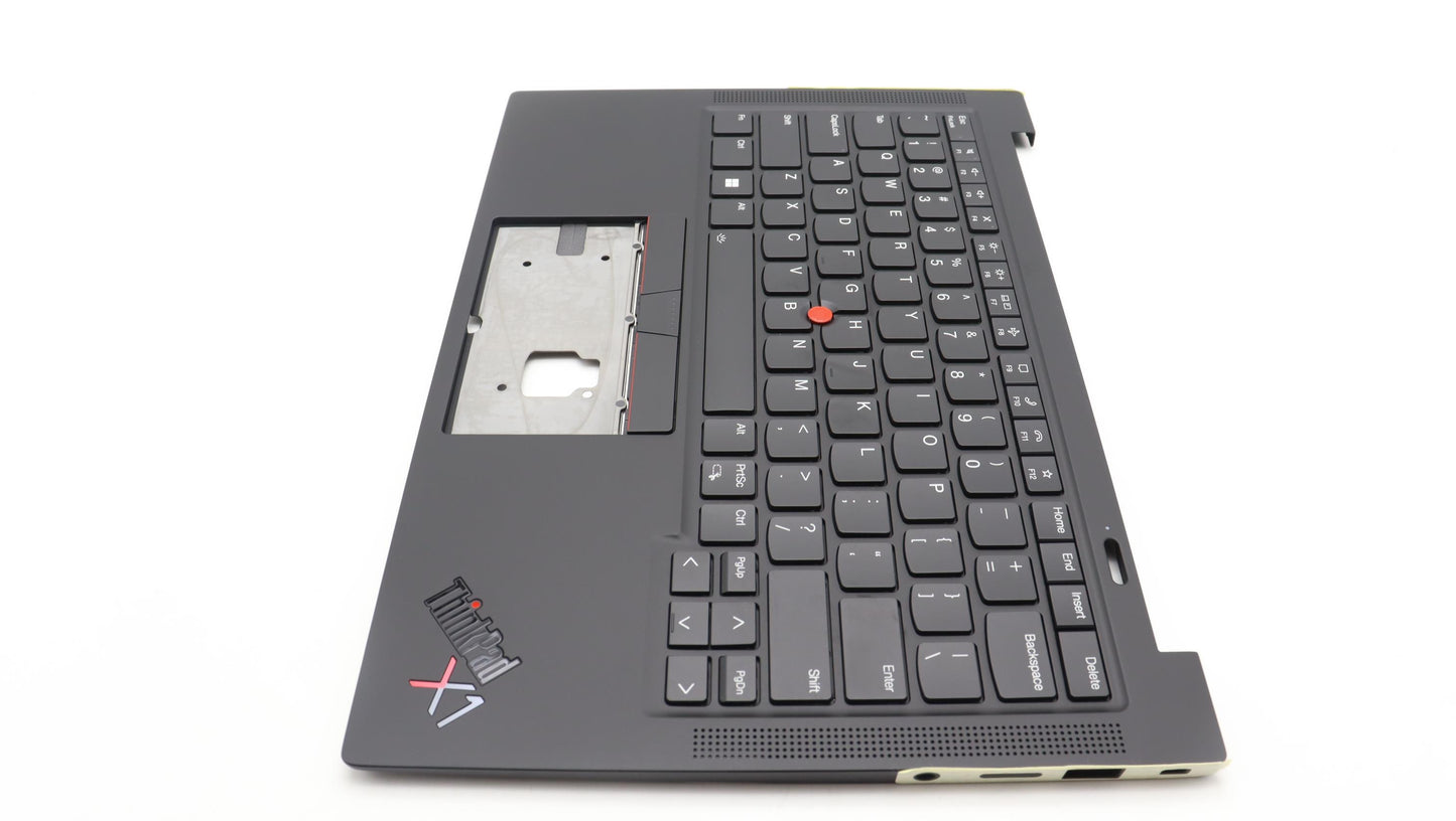 Lenovo C-Cover with Keyboard, USA English, Black, Backlight, Fingerprint - 5M11H62608