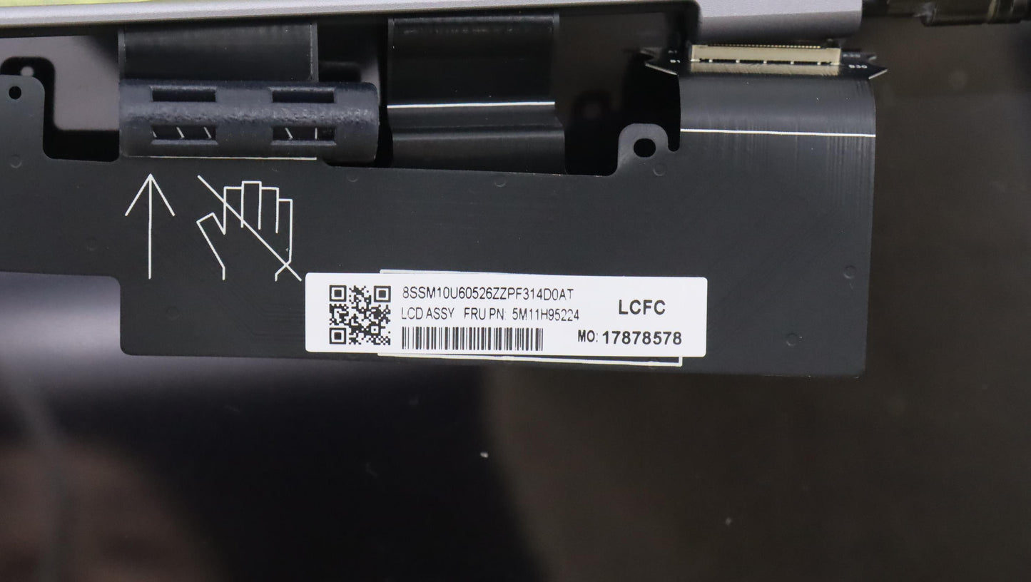 Lenovo 13.3" WQXGA LCD Module, Touch, Anti-Smudge, OLED, RGB+IR Camera - 5M11H95224