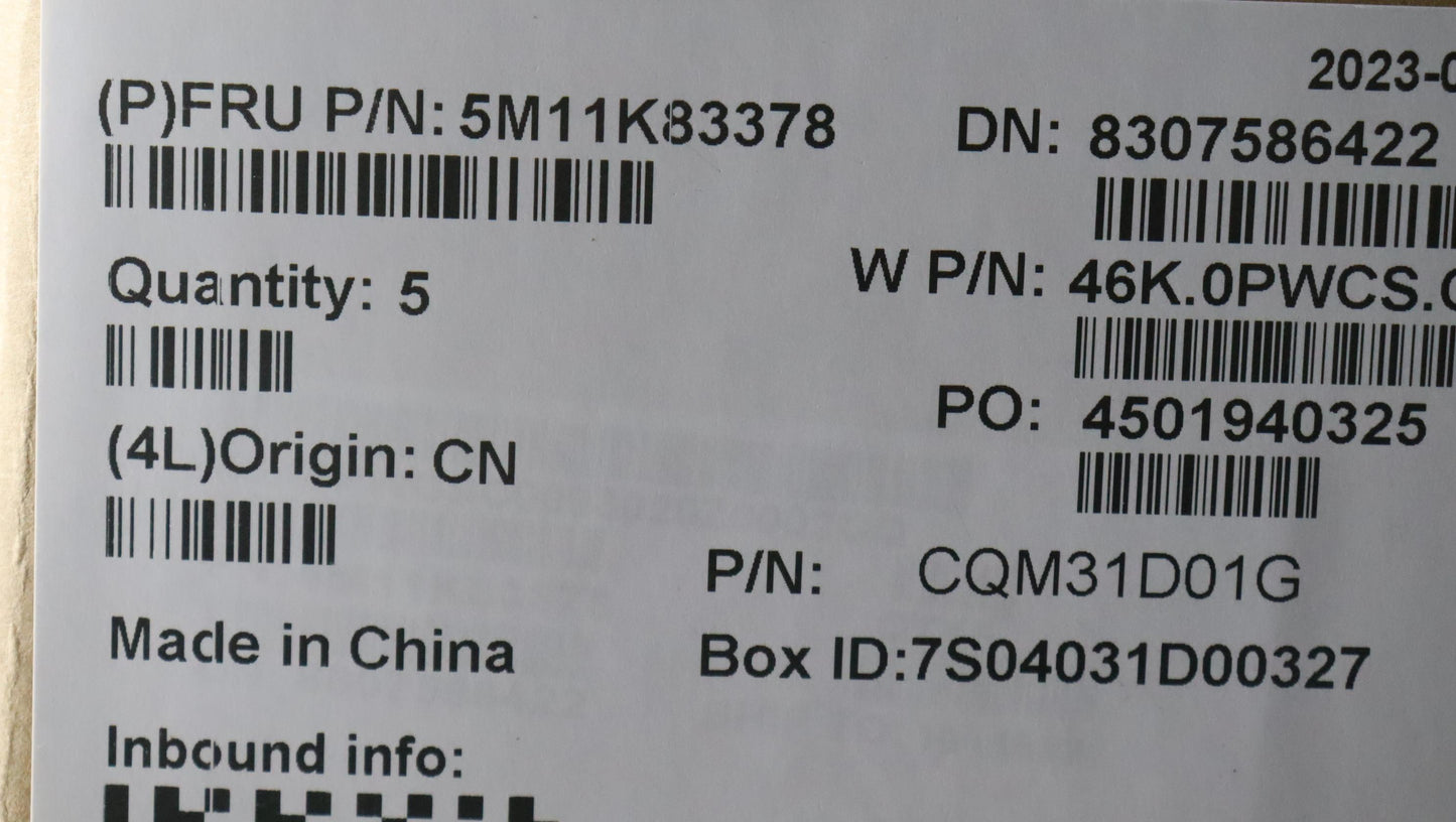 Lenovo D Cover YG BK L13 Fenrir - 5M11K83378