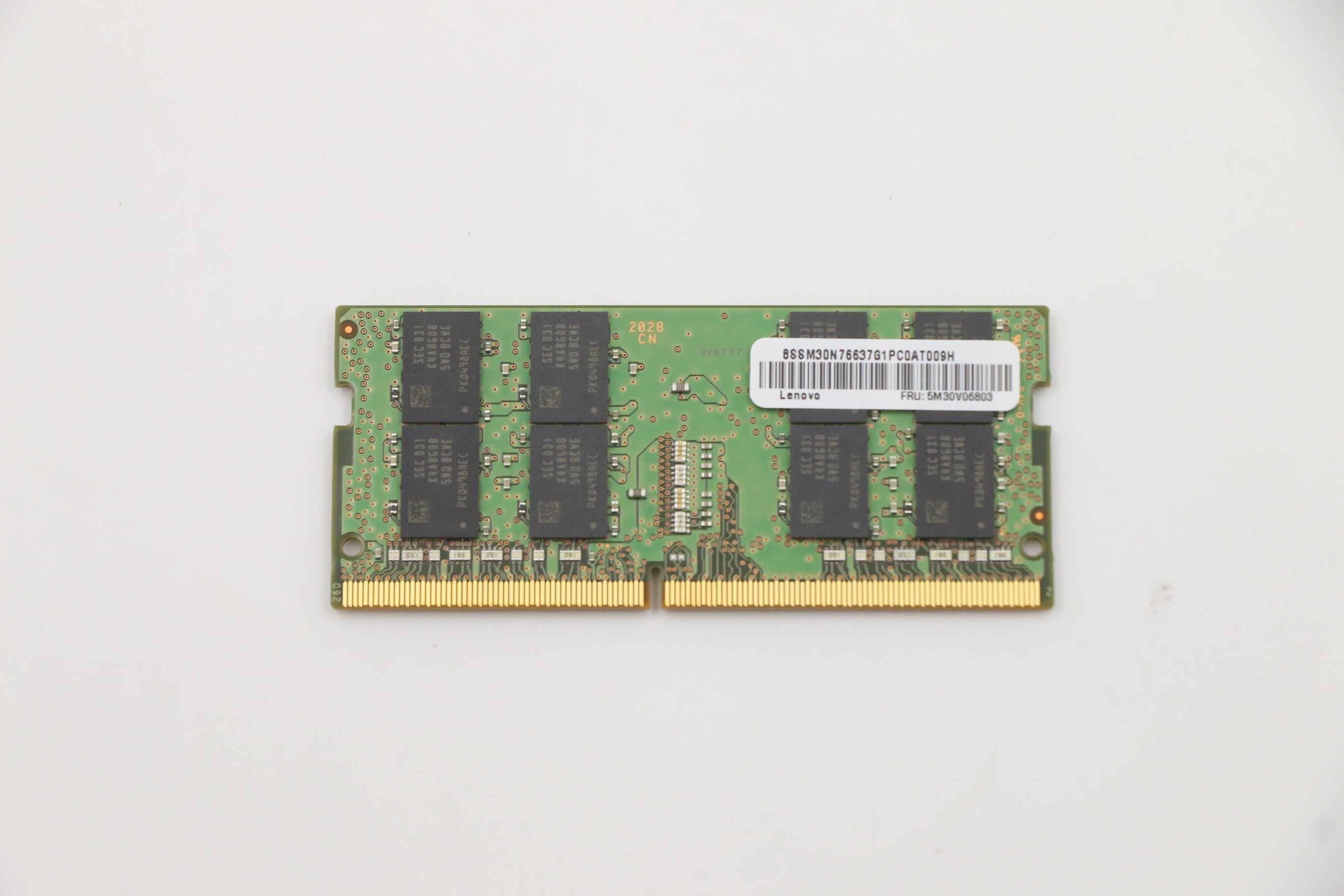 Lenovo 16GB DDR4 3200MHz SoDIMM Memory by Samsung - SM30N76637