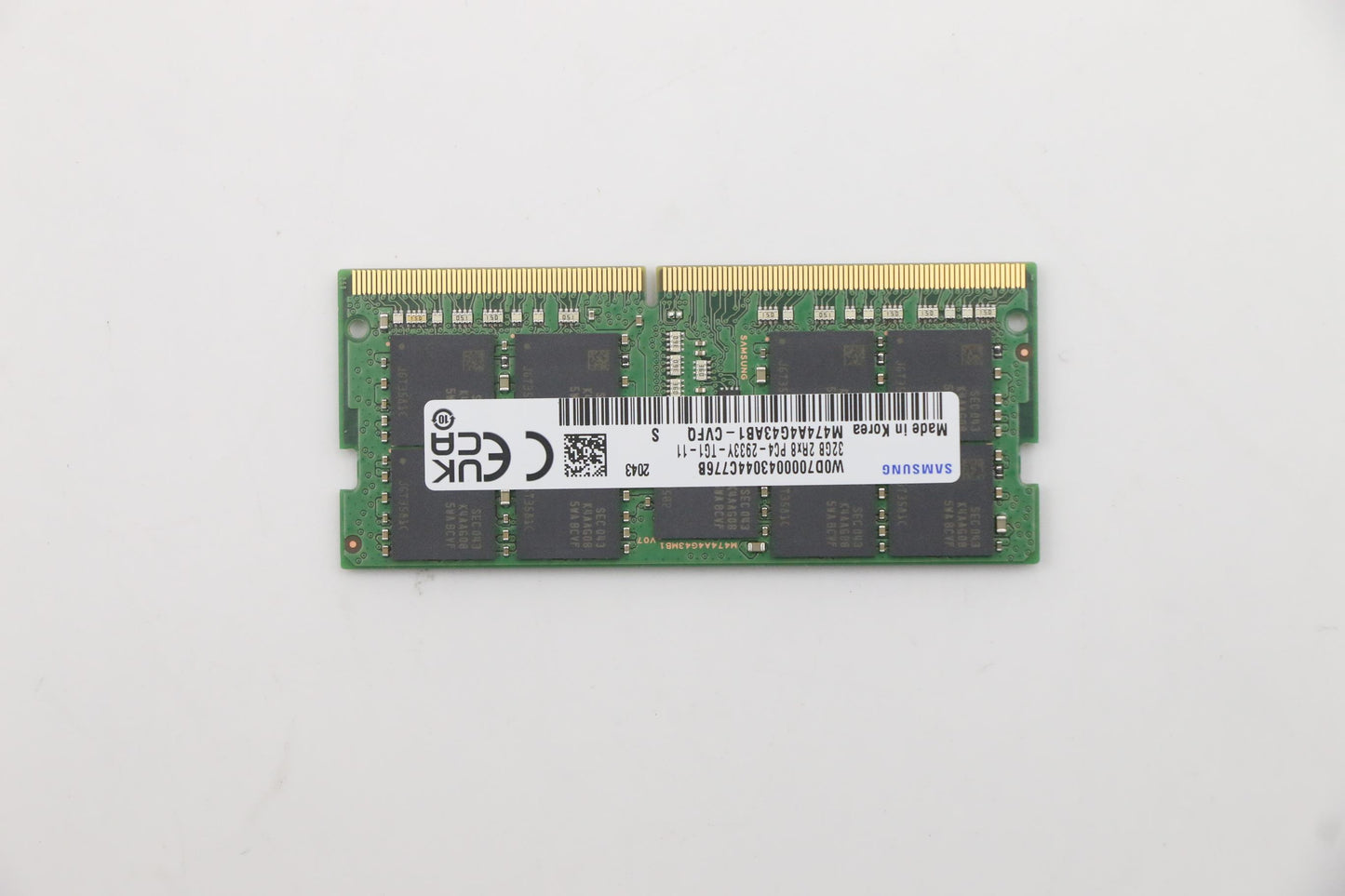 Lenovo 32GB Memory, DDR4, 2933MHz, SODIMM, ECC, Samsung - 5M30V06919