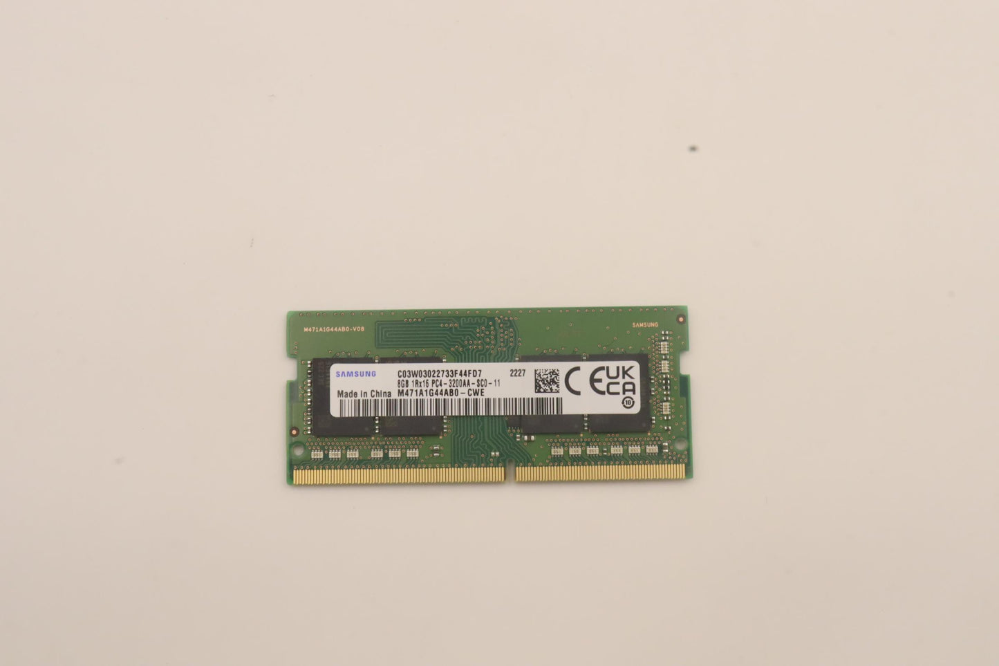 Lenovo 8GB Memory, DDR4, 3200MHz, SODIMM, Samsung - SM30N76727