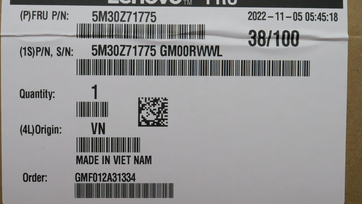 Lenovo 8GB DDR5-4800 SoDIMM Memory Module by Samsung - 5M30Z71775