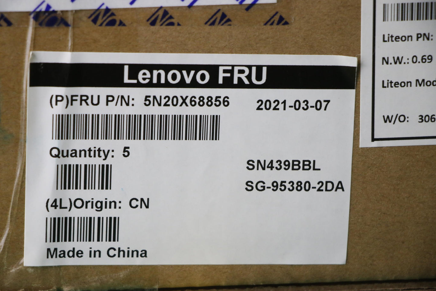 Lenovo Internal Keyboard, German Layout, Black, Backlight - 5N20X68856