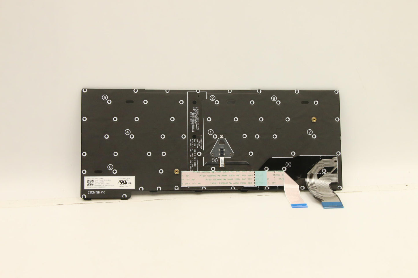 Lenovo Internal Keyboard, USA English Layout, Black, Backlit - 5N21A21882