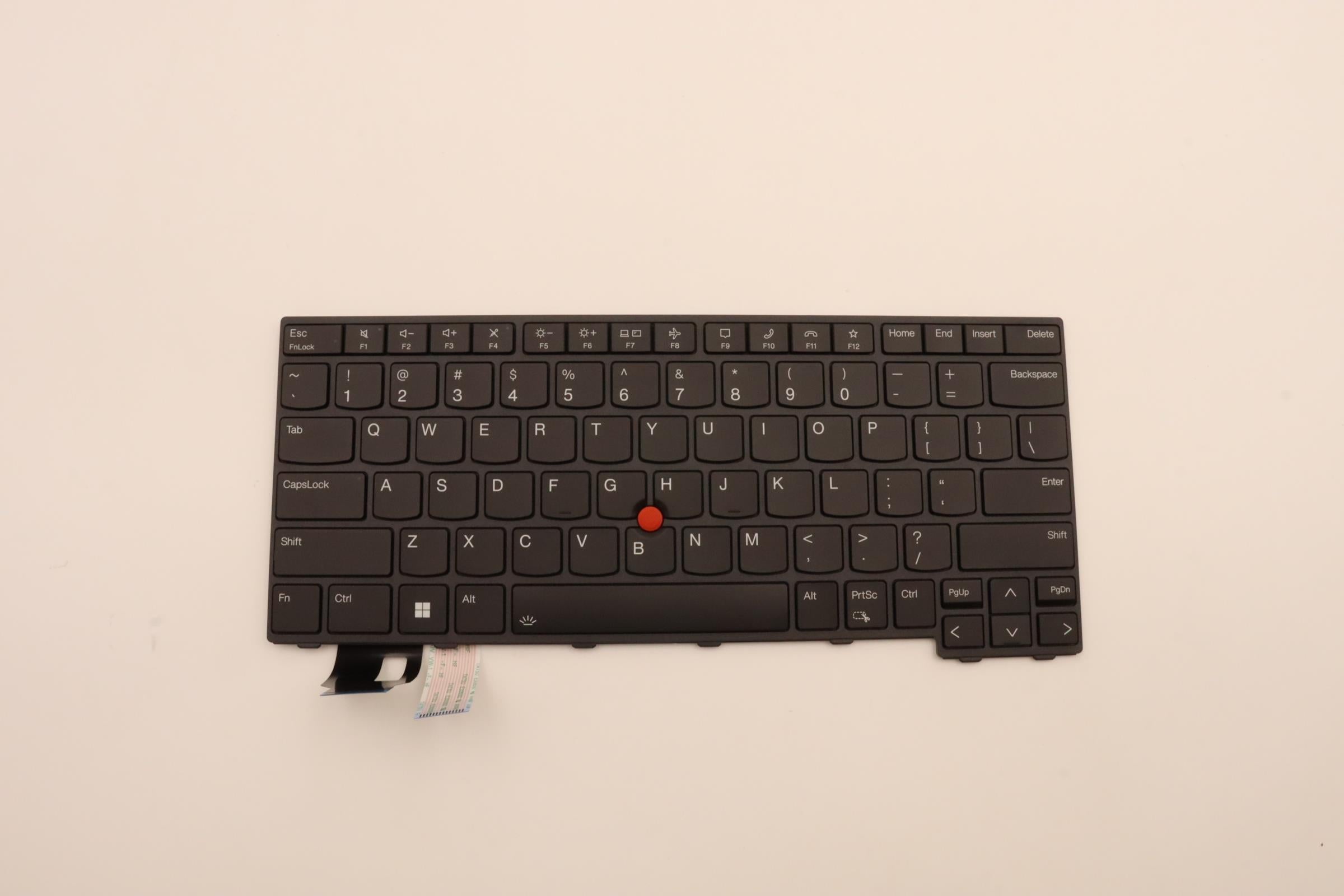 Lenovo Keyboard Internal, USA English, Black, Backlight