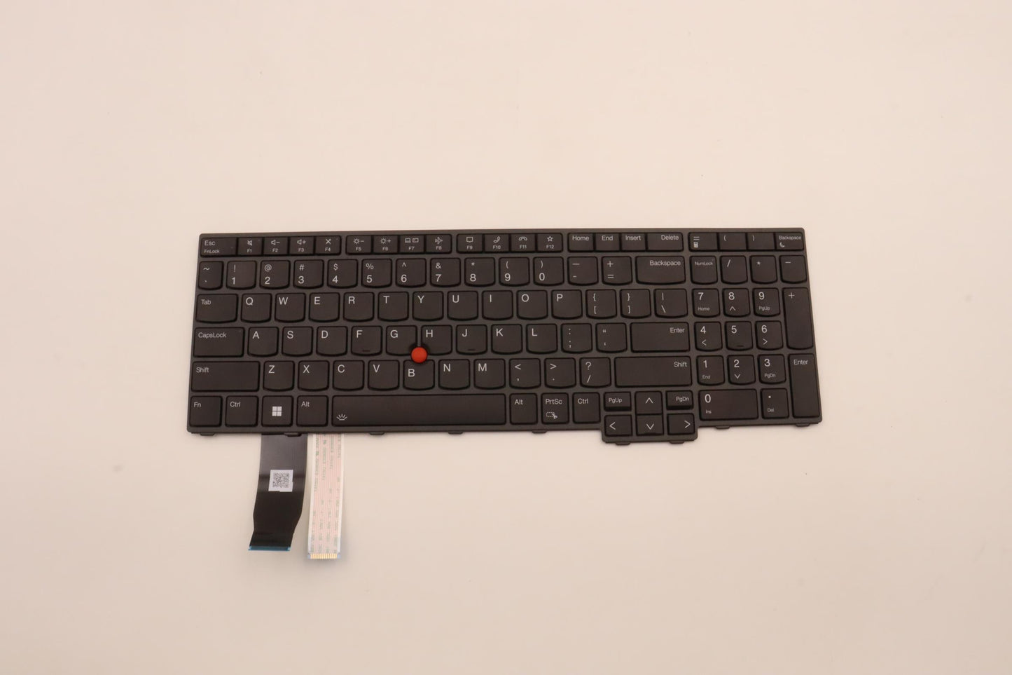 Lenovo - Top Case, Black-Blue, PMX Keyboard, English Layout - 5N21D93760