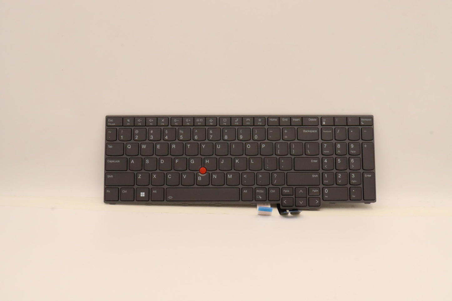 Lenovo Keyboard, Internal, USA English, Backlight, Grey - 5N21F39320