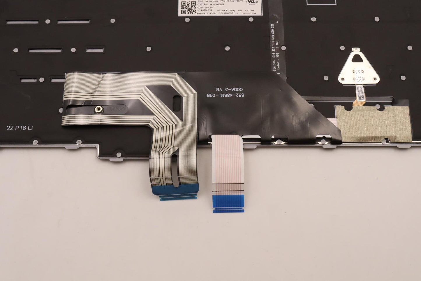 Lenovo Internal Keyboard, Japanese Layout, Backlit - 5N21F39383