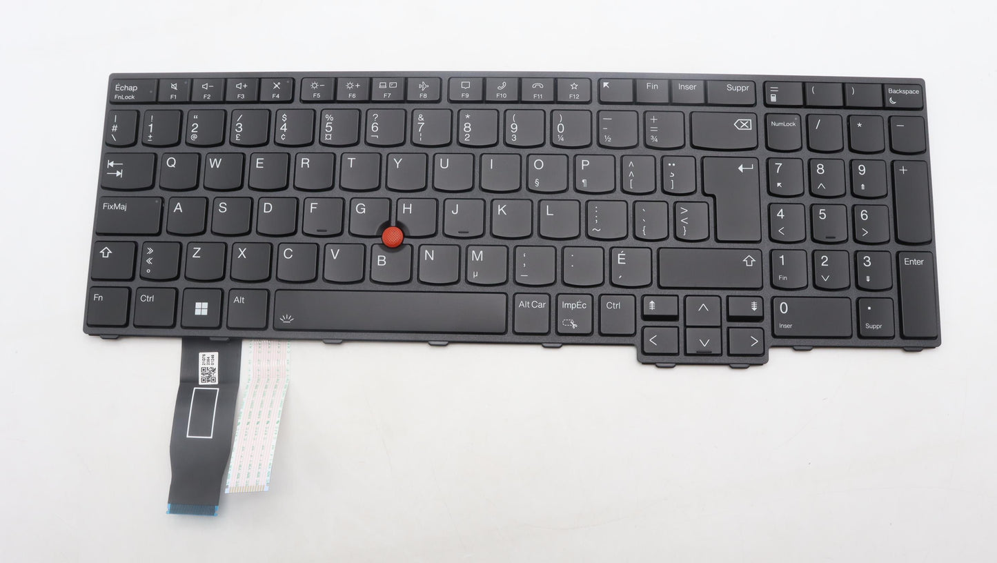 Lenovo Keyboard Canadian French, Backlit - 5N21K05006