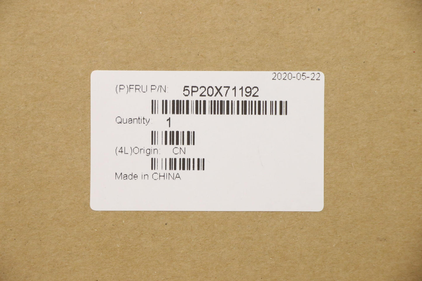 Lenovo Thermal Pad - 5P20X71192