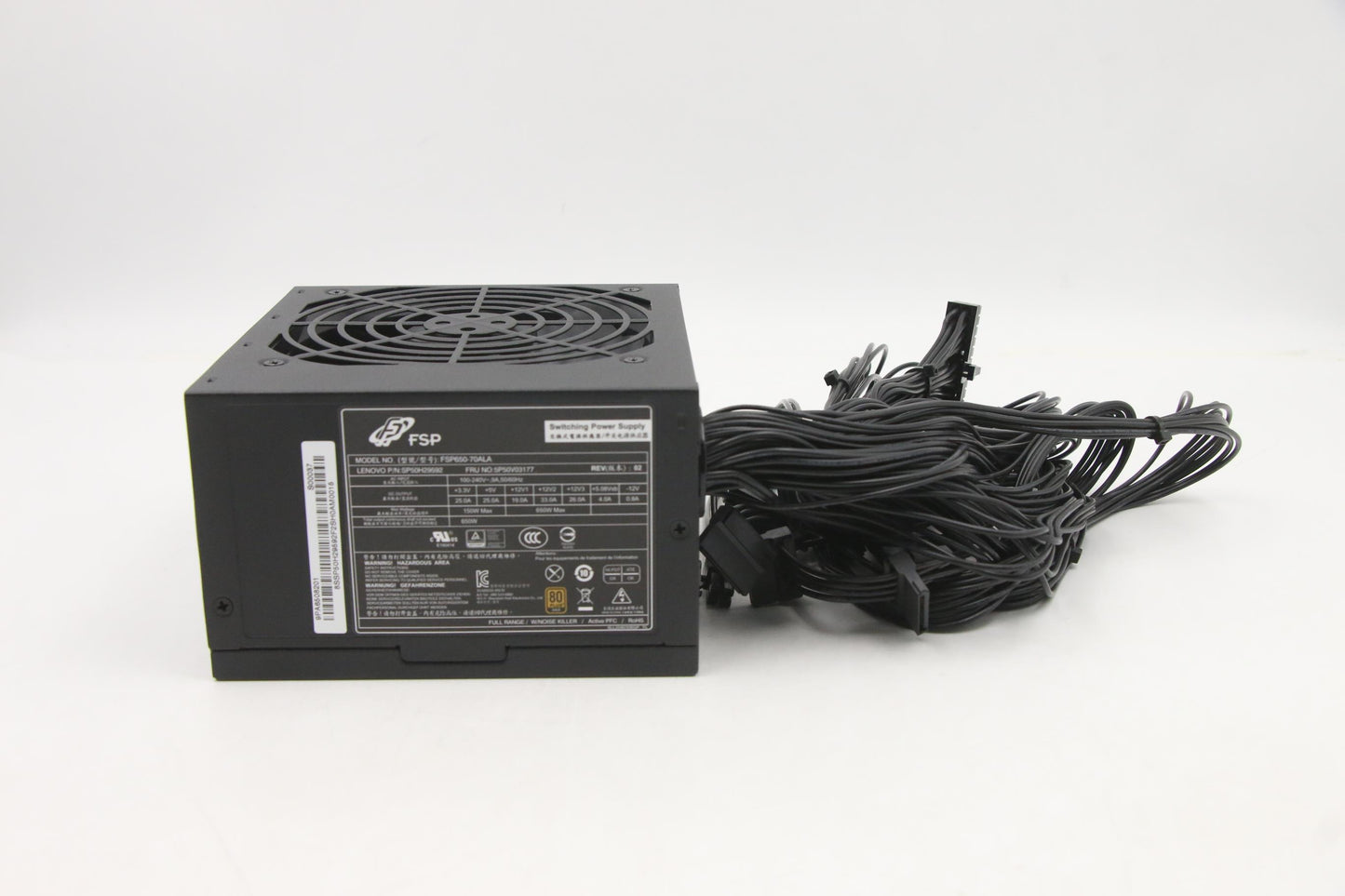 Lenovo - PWR_SUPPLY 100-240Vac, 650W 90% PSU - 5P50V03177