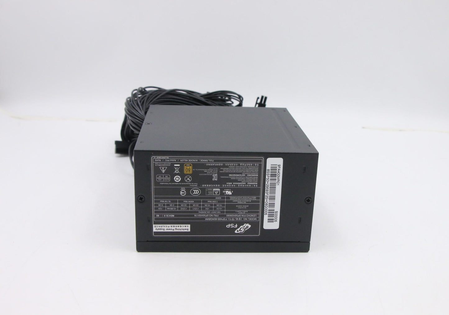 Lenovo Power Supply, 400W, 90% Efficiency - 5P50V03178