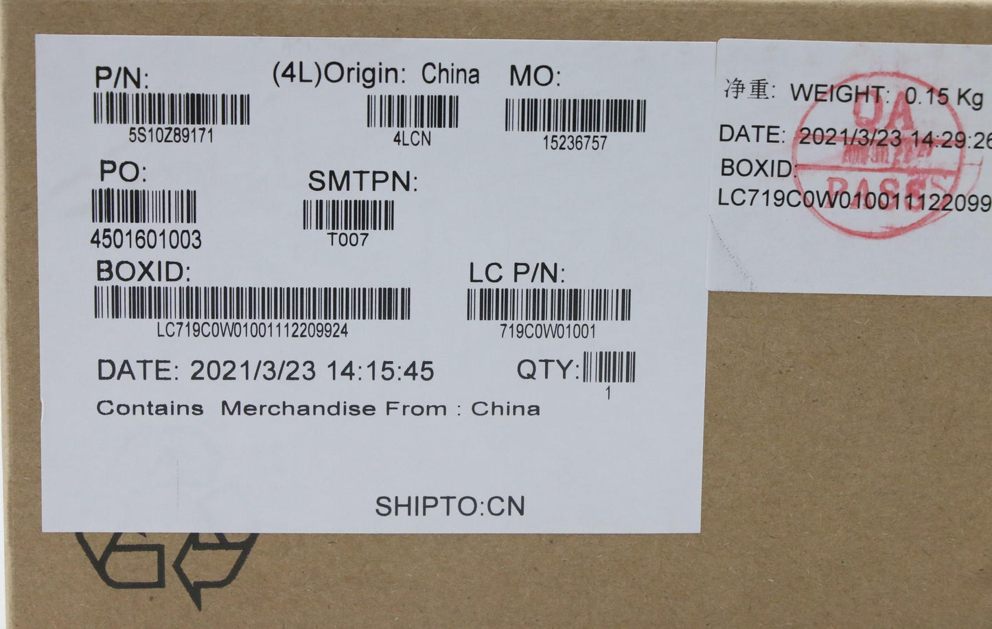 Lenovo Screw Kit - 5S10Z89171