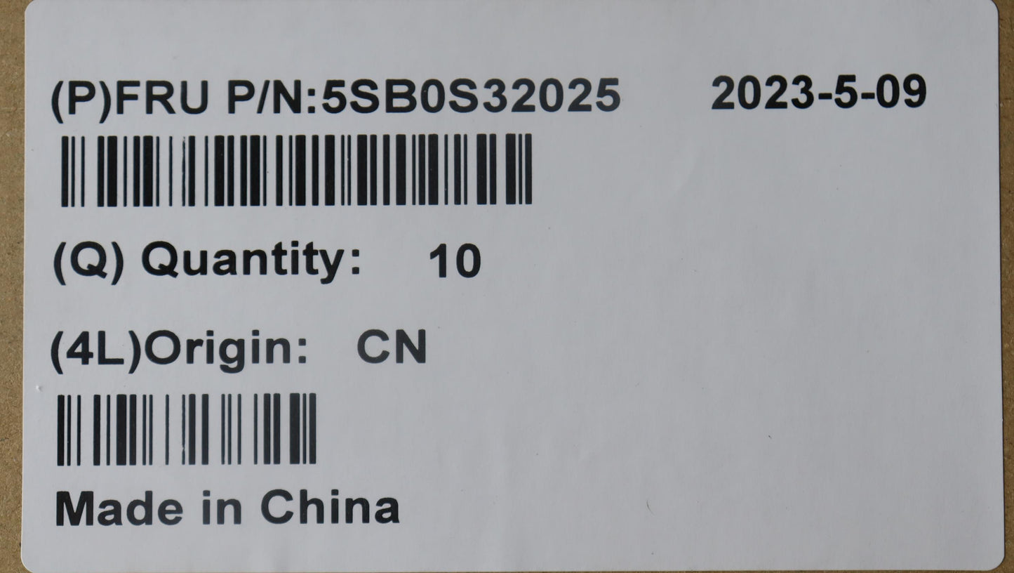 Lenovo Internal Speakers, Left and Right - 5SB0S32025