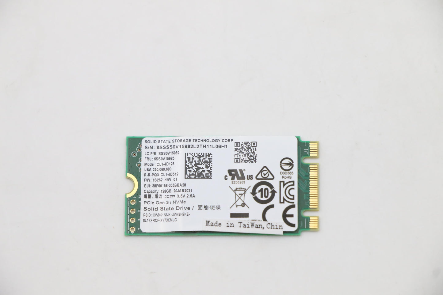 Lenovo - SSD 128GB, M.2, 2242, PCIE3X2, STD, LITEON - 5SS0V15985