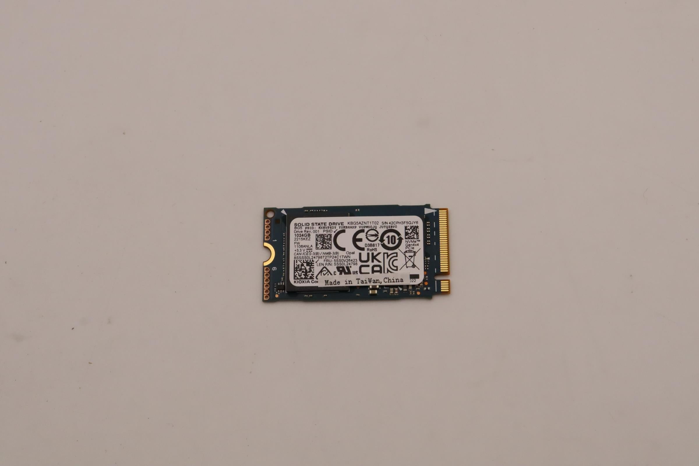 Lenovo SSD, 1TB, M.2, PCIe4X4, OPAL, STC - 5SS0V26456– LenovoPart