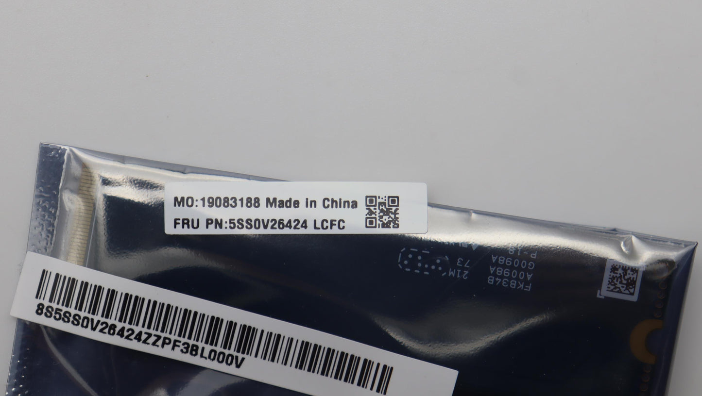 Lenovo 256GB M.2 SSD, PCIe4X4, OPAL, Kioxia - 5SS0V26424