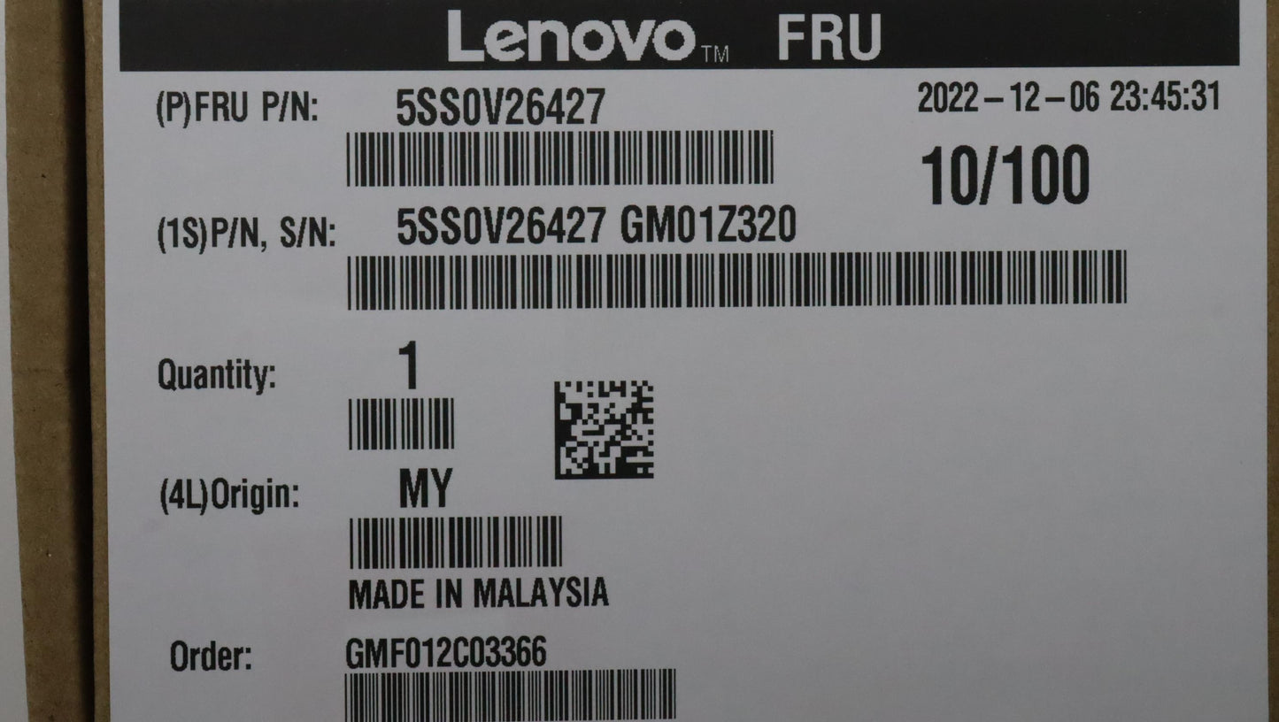 Lenovo SSD, 512G, M.2, 2280, PCIe4X4, OPAL, WD - 5SS0V26427