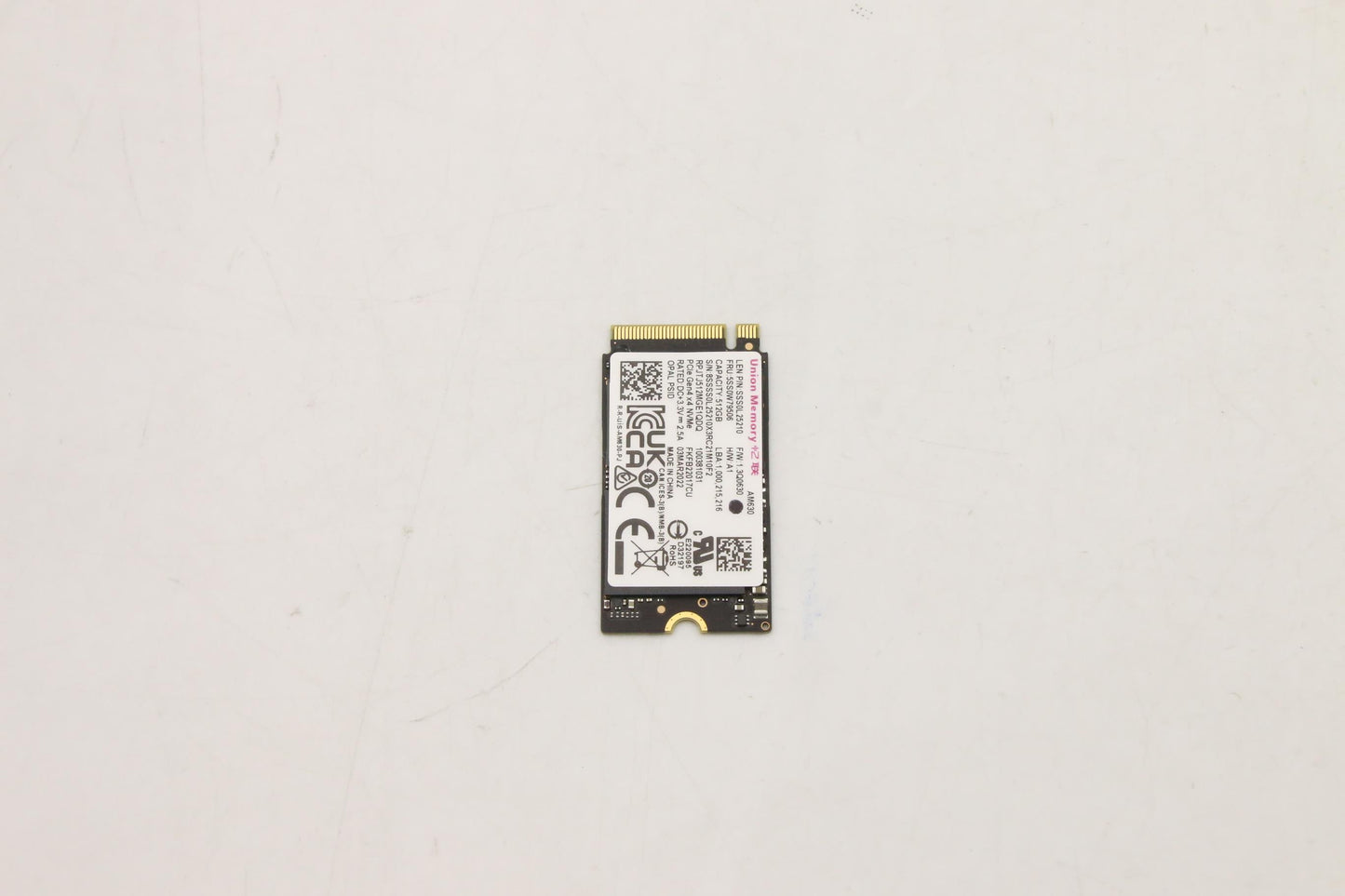 Lenovo SSD 512GB, M.2, 2242, PCIe 4x4, OPAL, UMIS - 5SS0W79506