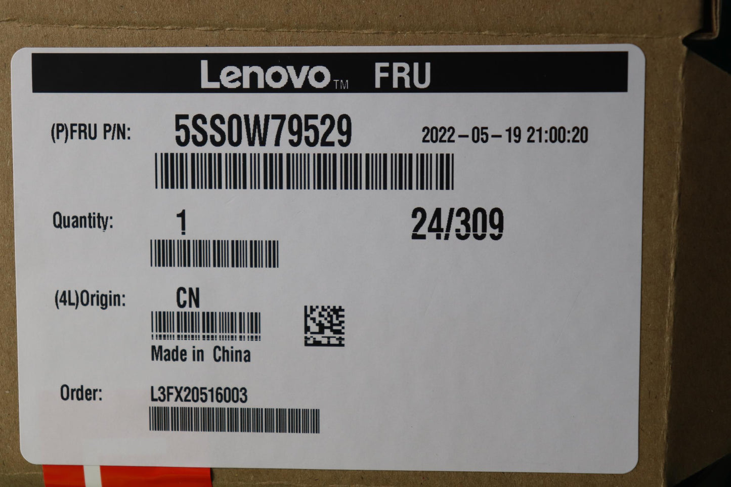 Lenovo SSD 512GB, M.2, 2242, PCIe3X4, Samsung - 5SS0W79529