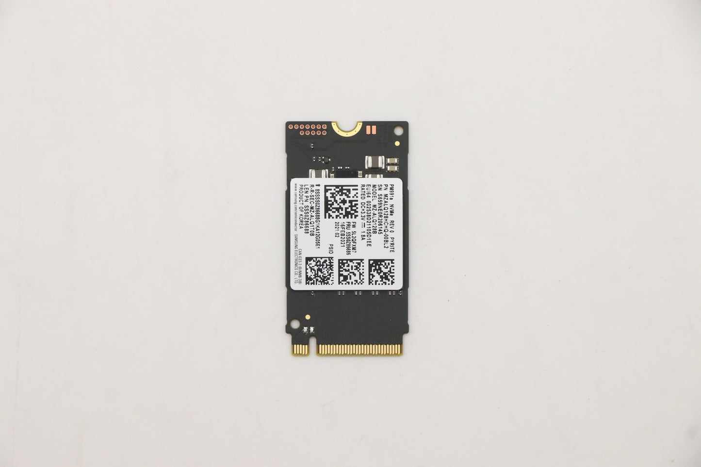 Lenovo SSD 128G, M.2, 2242, PCIe 3x4, Standard, Samsung - 5SS0Z86686