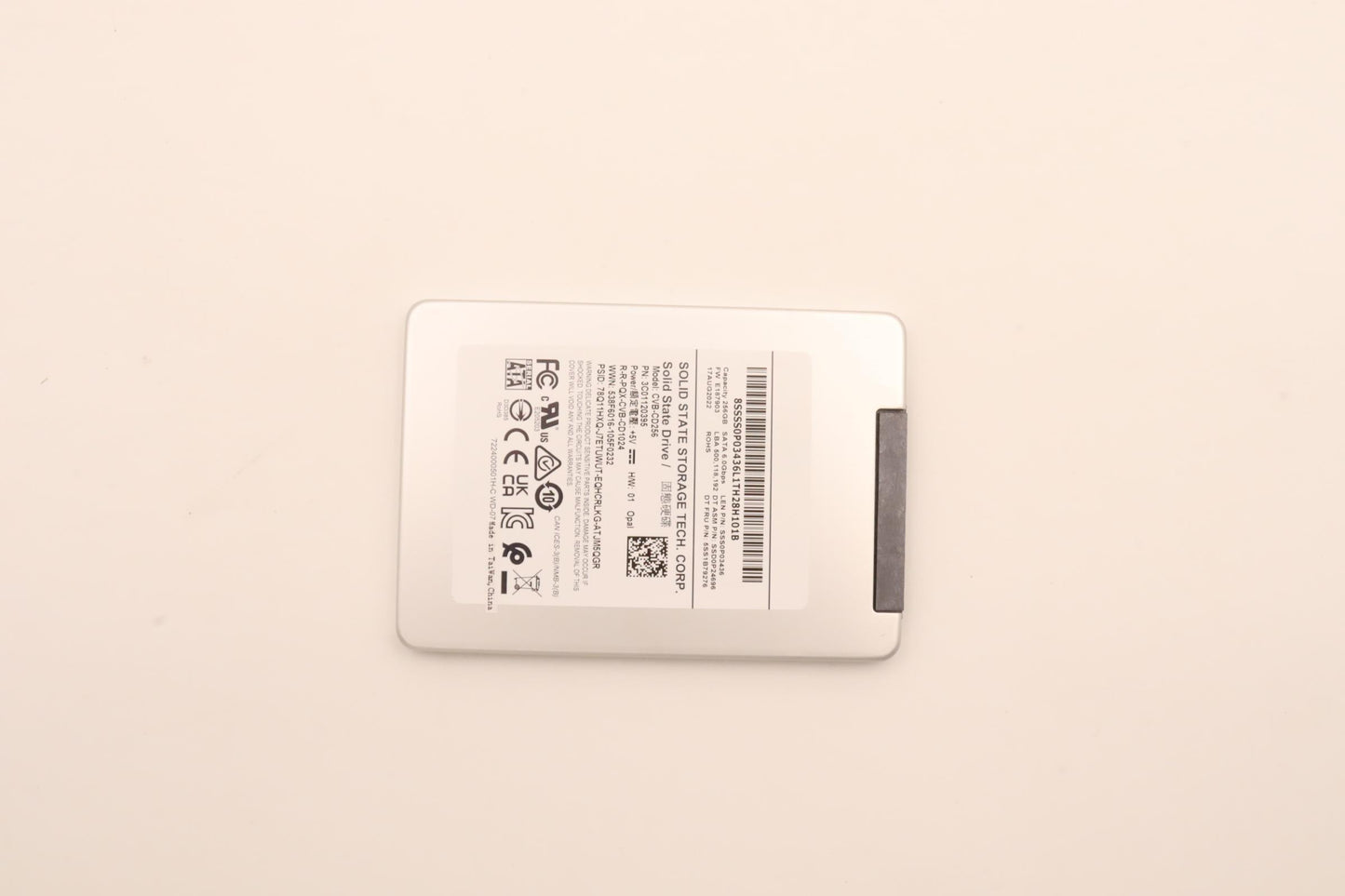 Lenovo 256GB Lite-On SSD, 2.5", OPAL Certified - 5SS1B79276