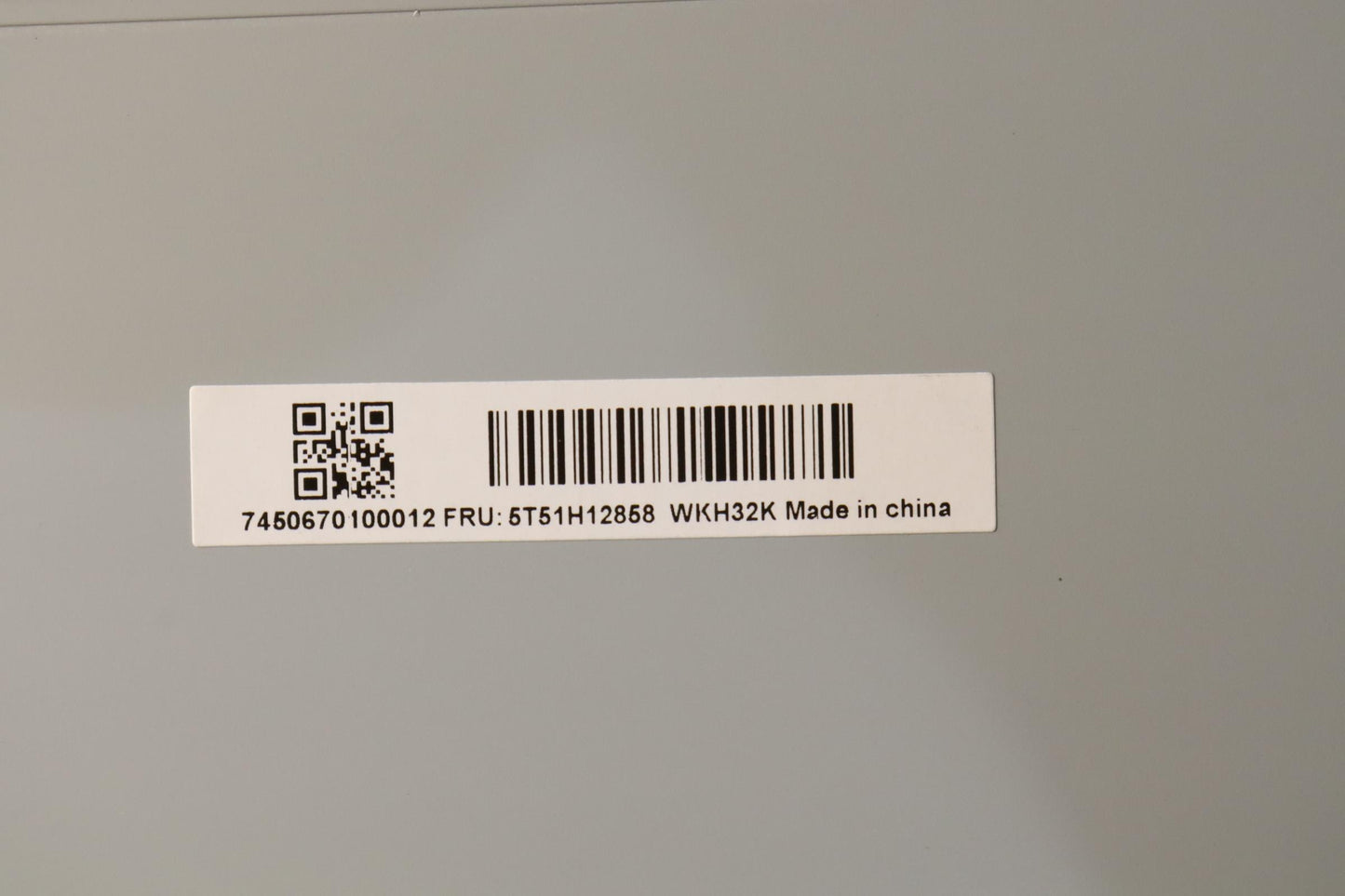 Lenovo 27-Inch WQHD Touch Display, Anti-Glare, IPS, 350 nits, 99% sRGB Coverage - 5T51H12858