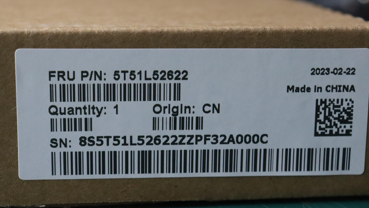 Lenovo 14" WQUXGA LCD Panel, Touch, 500nit, 100% DCI-P3 - 5T51L52622