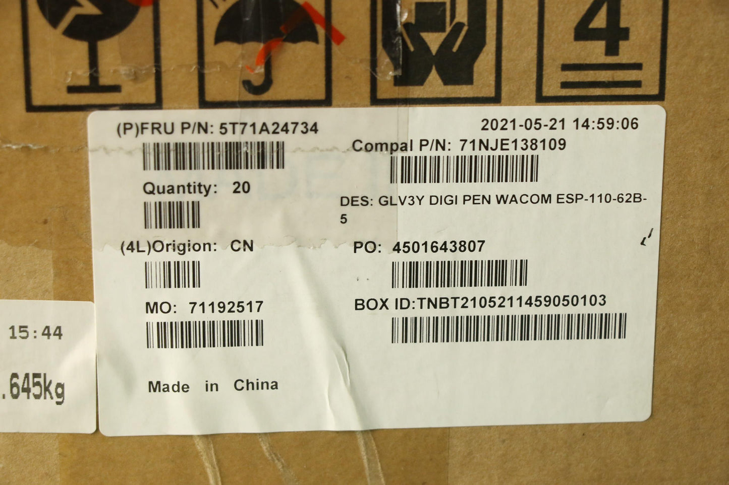 Lenovo ThinkBook 14s Yoga Pen, EDLC, D5.3mm - 5T71A24734