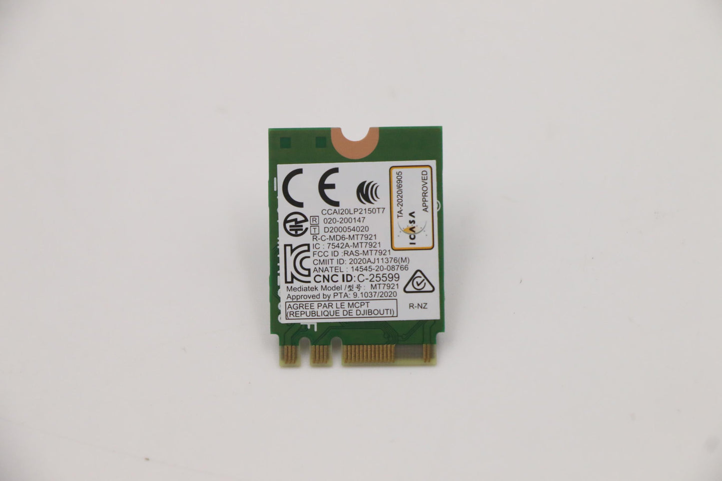 Lenovo Wireless Combo Module, MT7921 M.2 - 5W10V25823