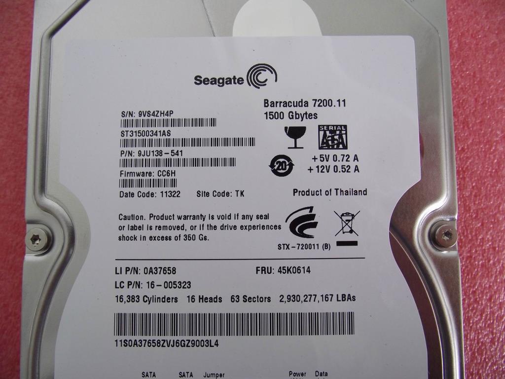 Lenovo Hdd/Hard Disk Drive - 16005323