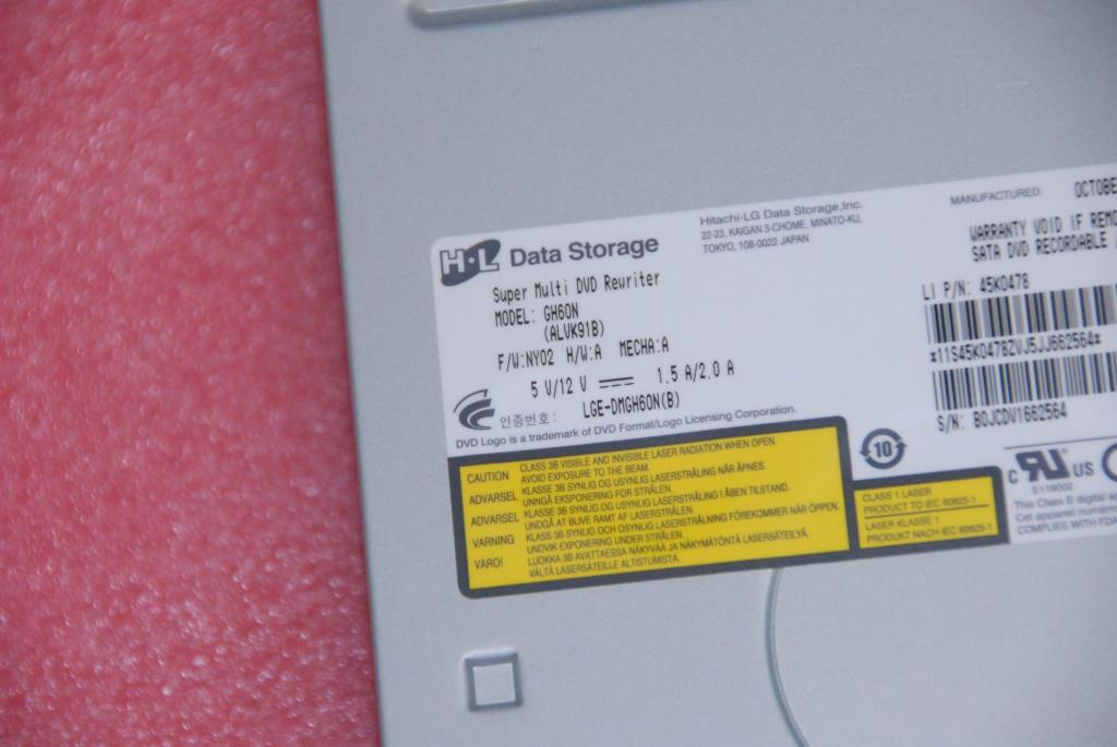 Lenovo Dvdrw Hlds 16Xgh60N Sata Black - 25010325