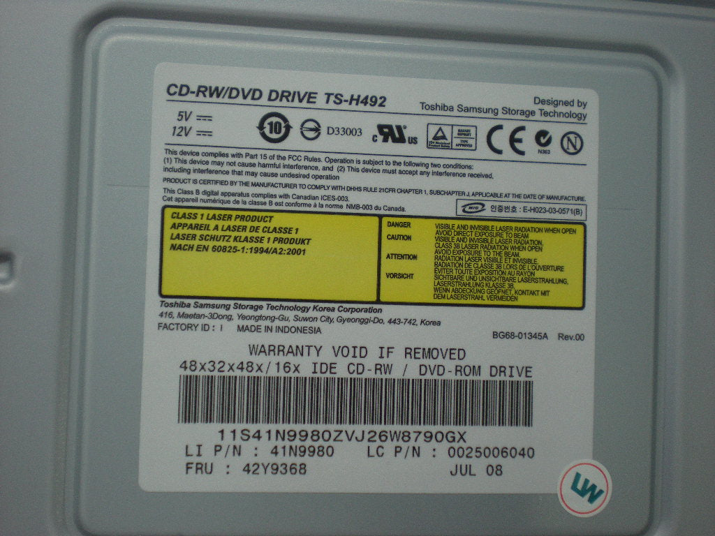 Lenovo Cdrwdvdrom - 42Y9368