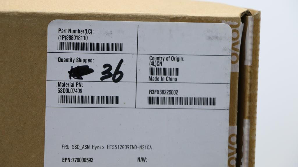 Lenovo Hynix Hfs512G39Tnd-N210A - 5SD0L07409