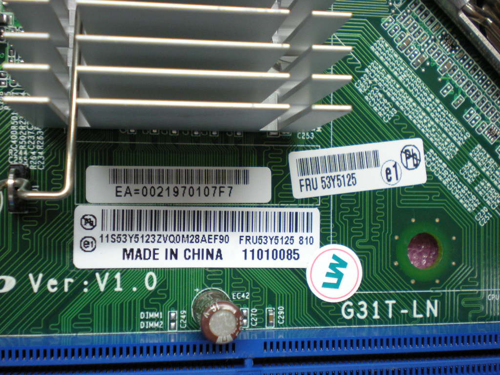 Lenovo Bdplanar Intel G31 - 53Y5125